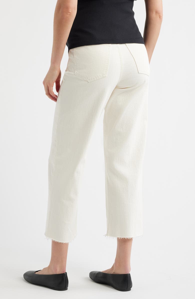 Madewell The Perfect Vintage Crop Flare Maternity Jeans, Alternate, color, Vintage Canvas