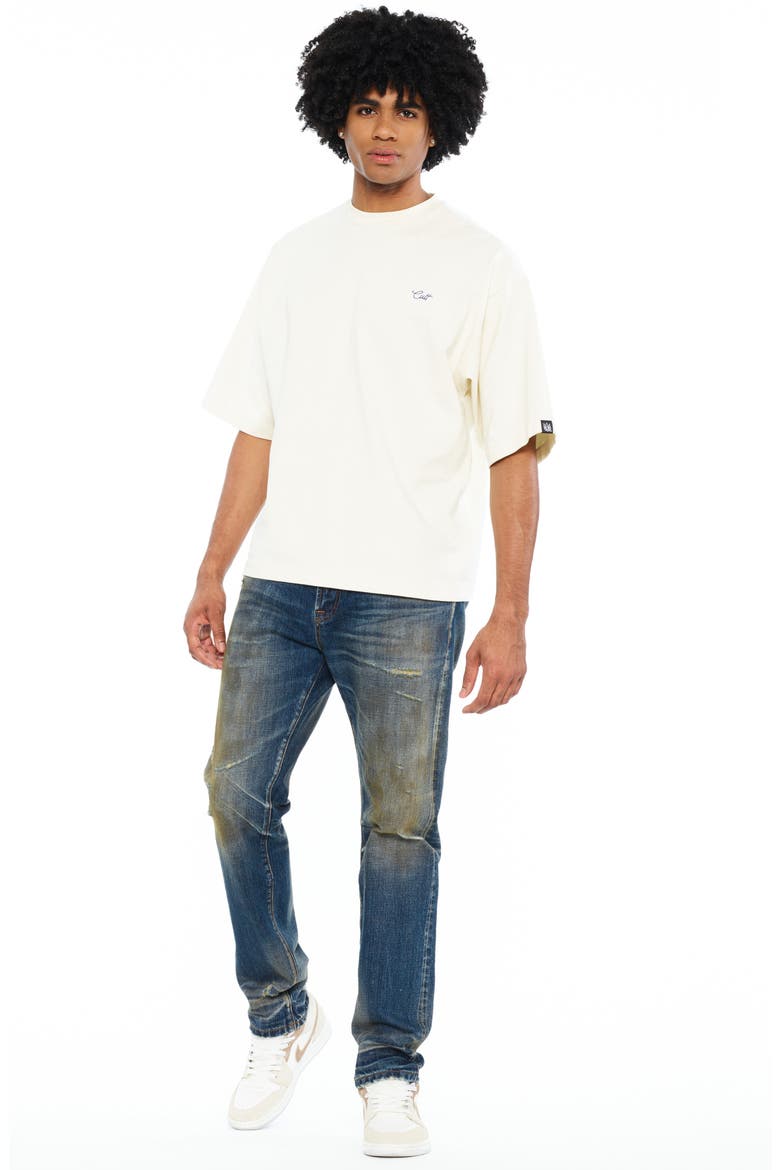 Oversized Boxy Short Sleeve T-Shirt, Alternate, color, WINTER WHITE
