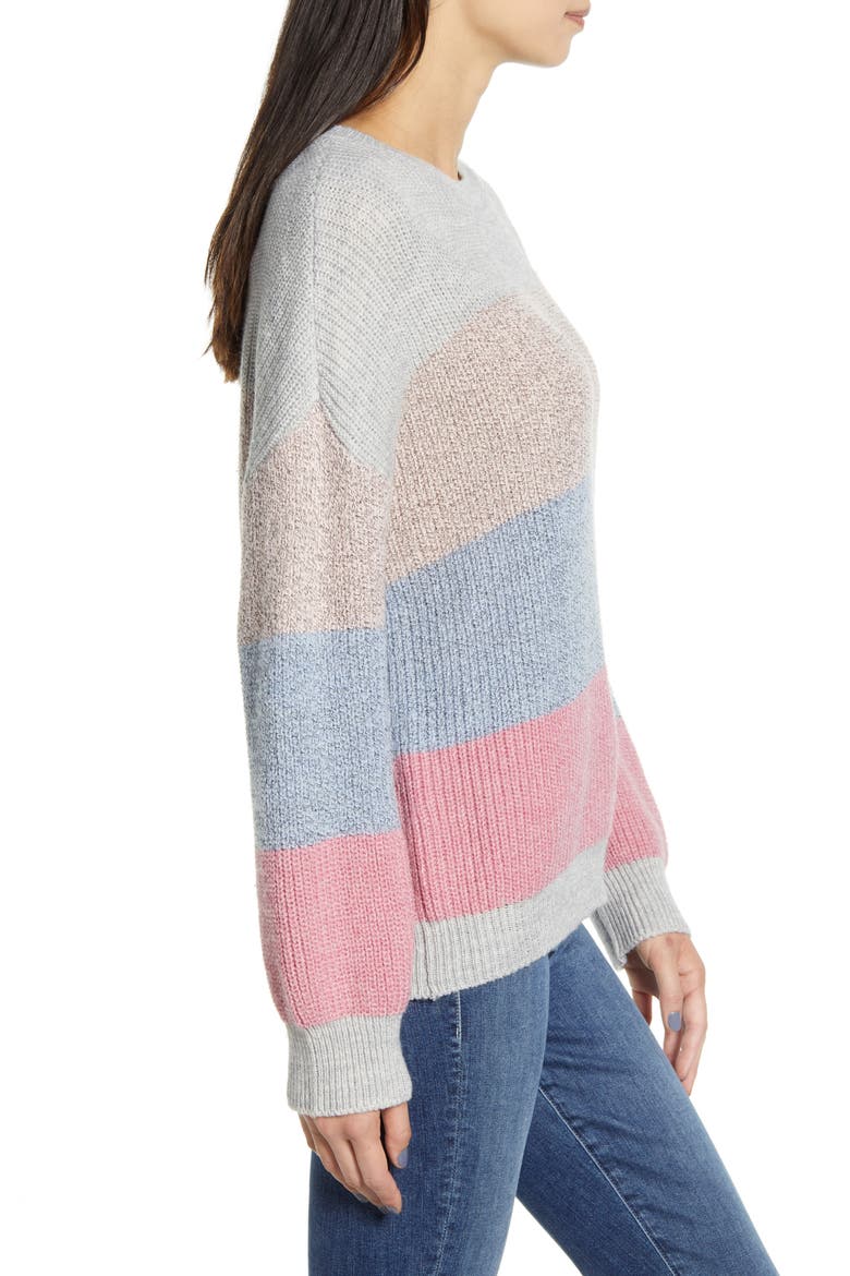 Elaine Stripe Pullover, Alternate, color, MULTI