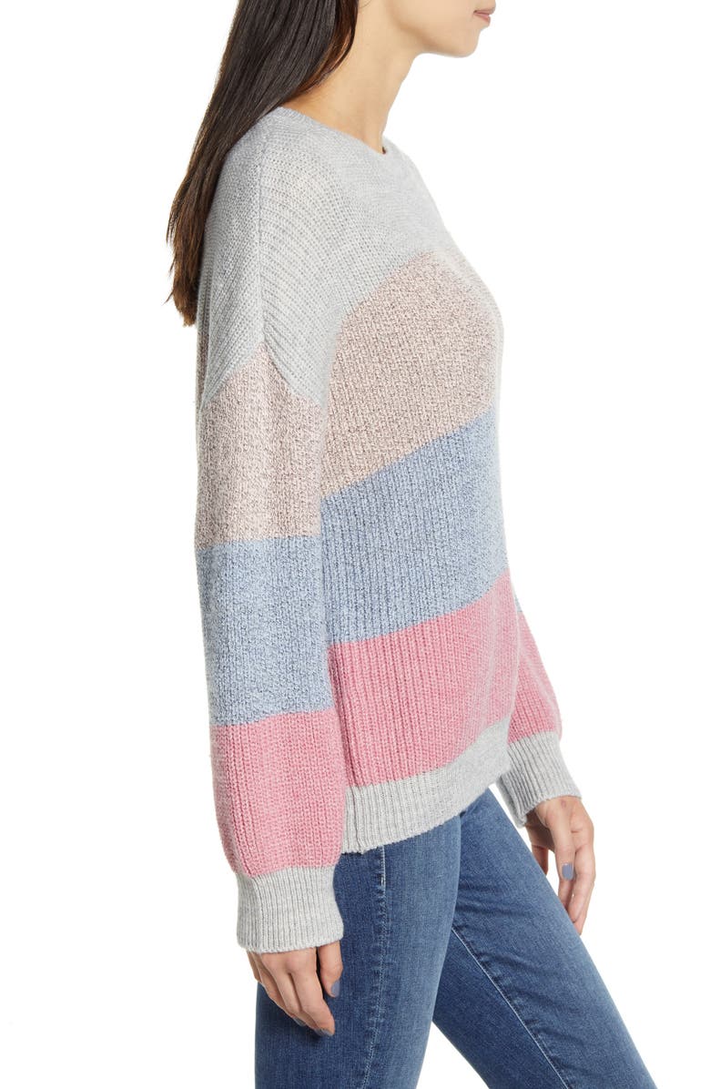 cupcakes and cashmere Elaine Stripe Pullover, Alternate, color, 