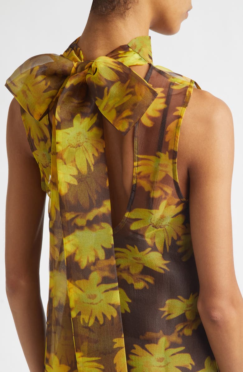 STAUD Albee Minidress, Alternate, color, Golden Daisy