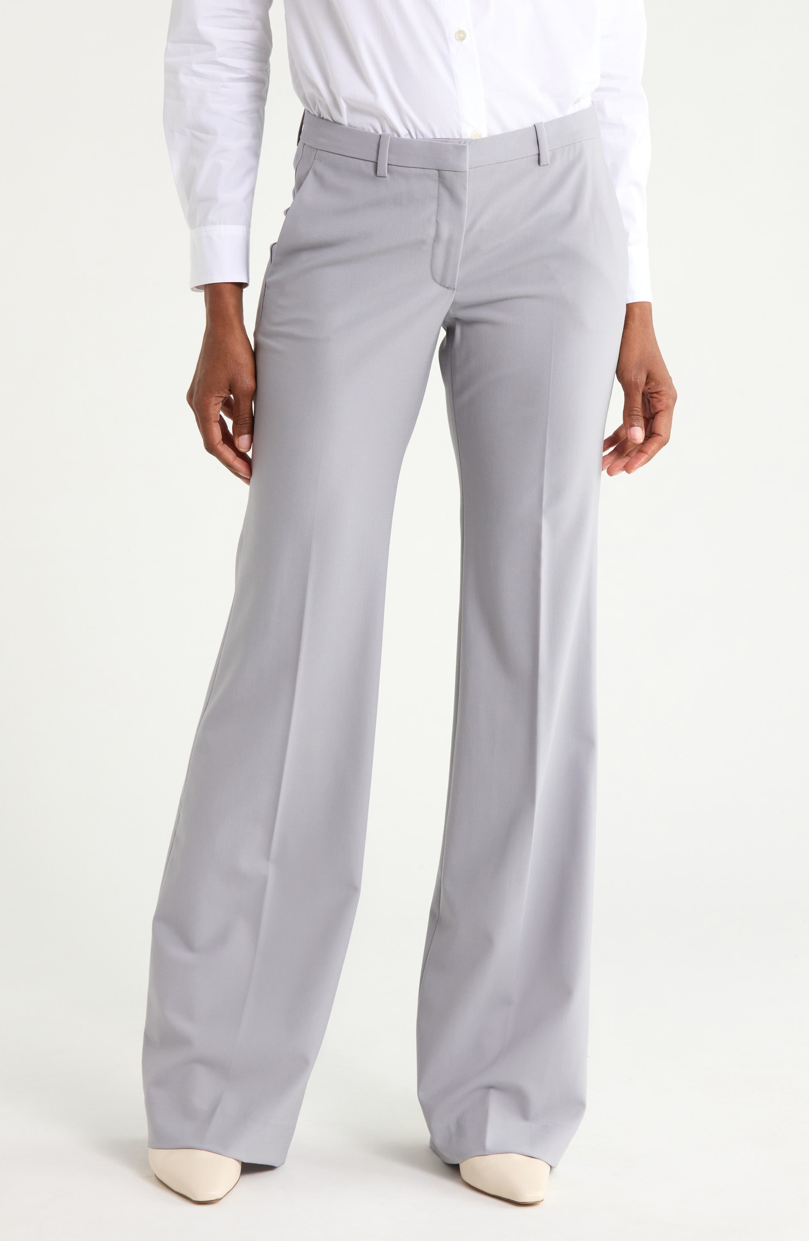 Demitria 2 Wool Blend Flare Leg Pants