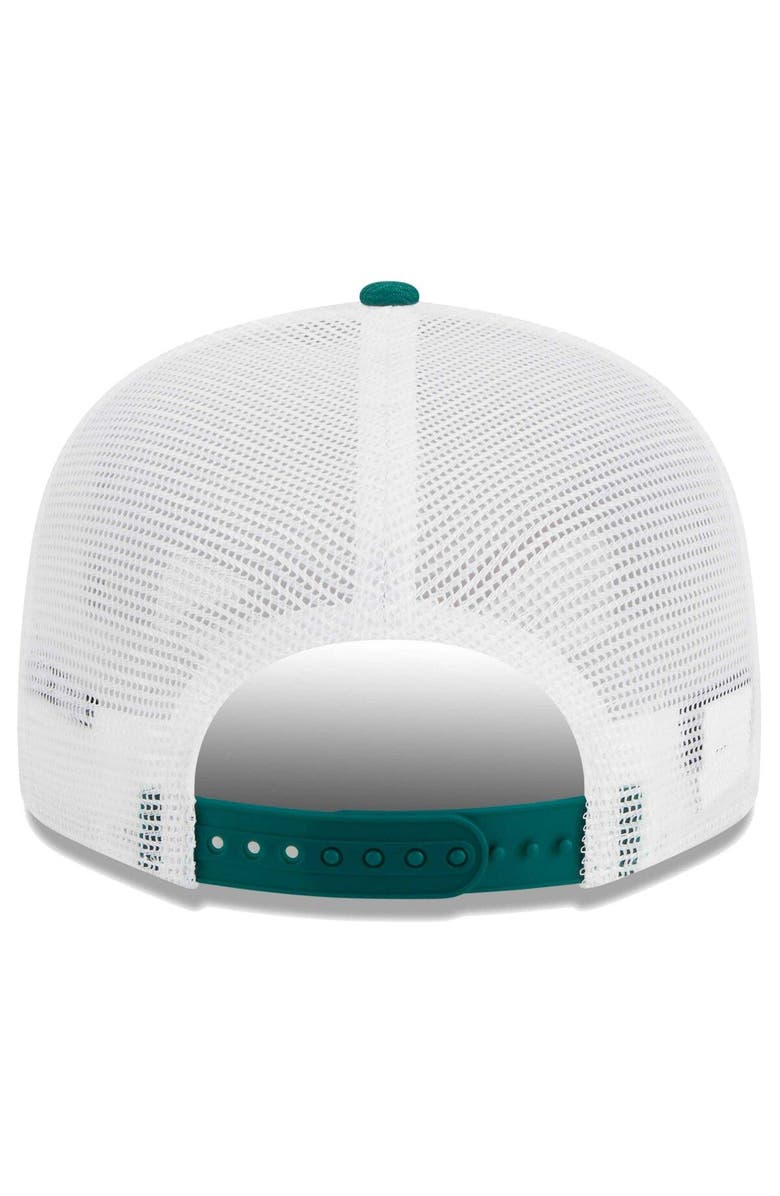 New Era Men's New Era Green New York Jets Tear Trucker 9FIFTY Snapback Hat, Alternate, color,