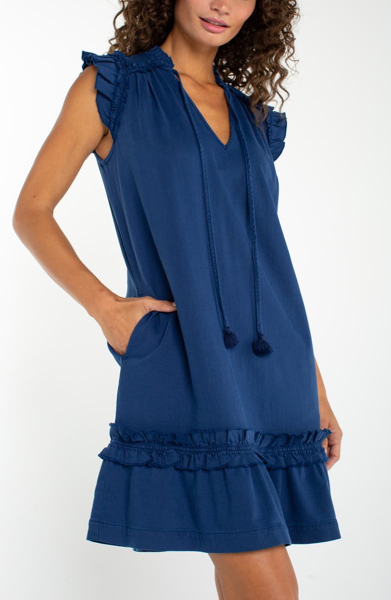 Liverpool Flutter Sleeve Dress, Alternate, color, 