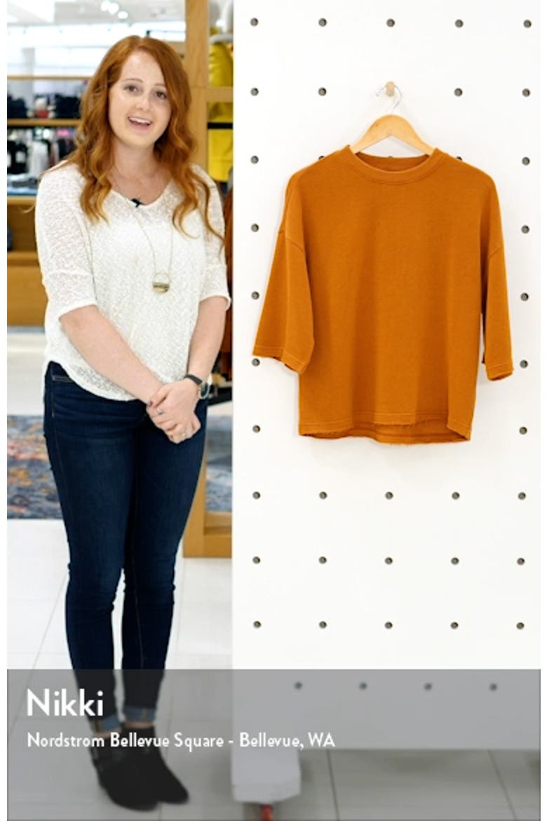 Short Sleeve Sweatshirt video
