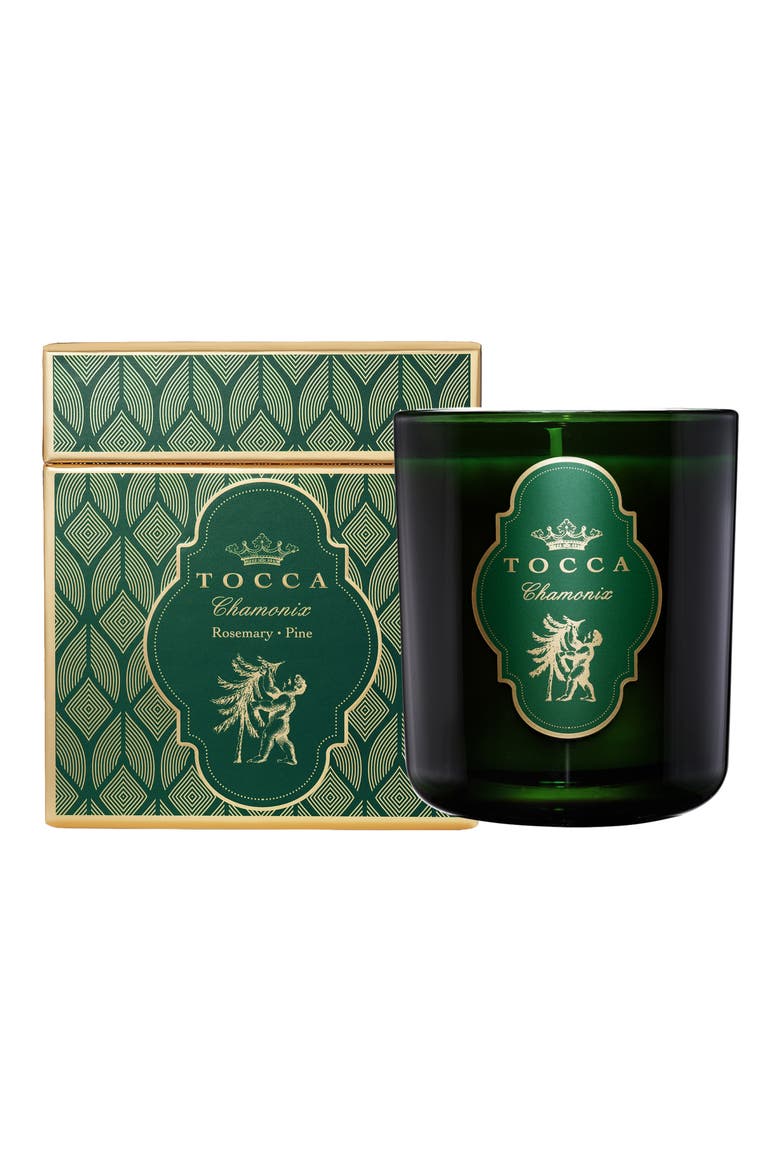 Chamonix Rosemary & Pine Candle (Limited Edition), Main, color, GREEN