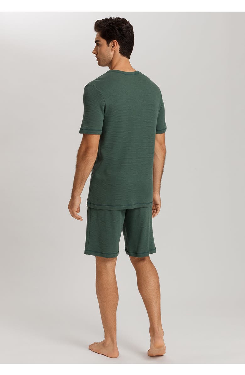 Hanro Smart Sleep Organic Cotton Blend Pajama Set, Alternate, color, Herbal Tea