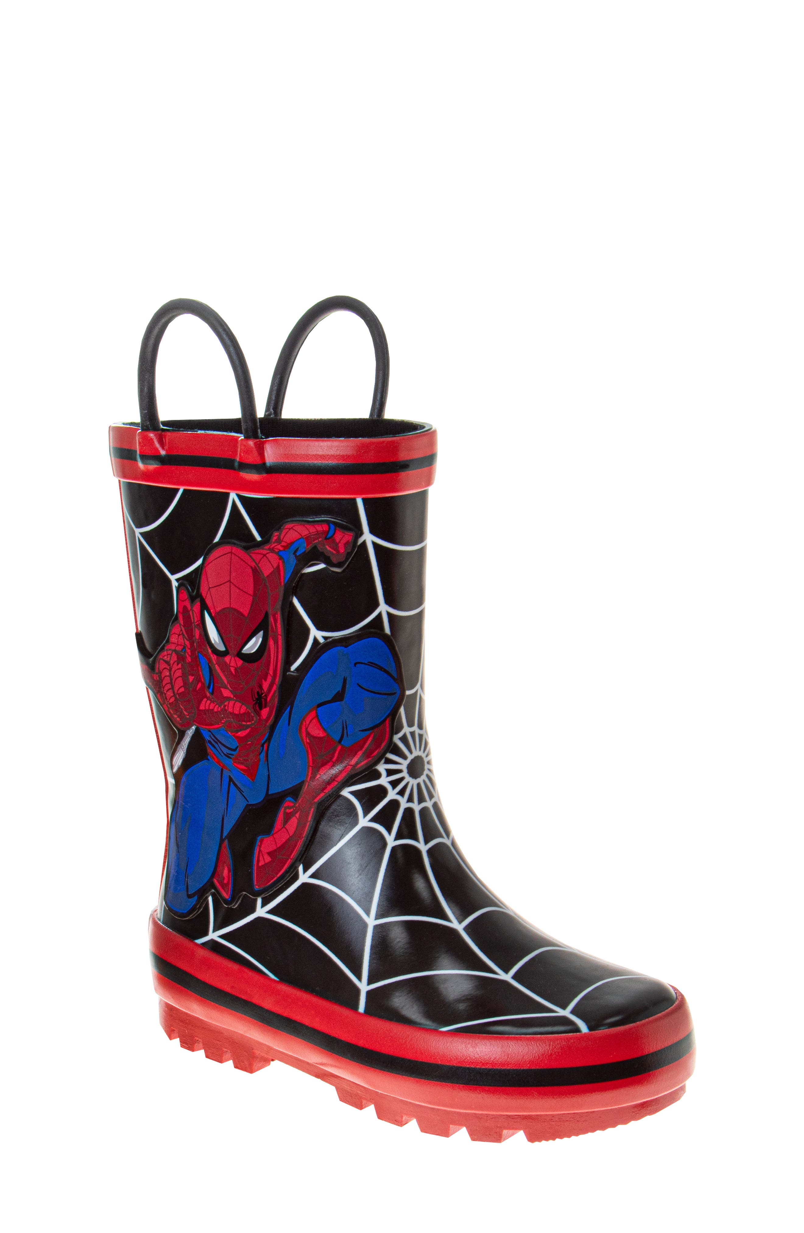JOSMO Kids' Spider-Man Rain Boot, Main, color, Bkrd