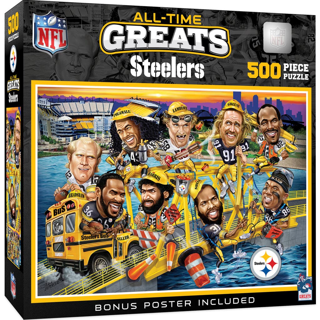 MASTERPIECES Pittsburgh Steelers 500 Piece Puzzle in Multicolor at Nordstrom