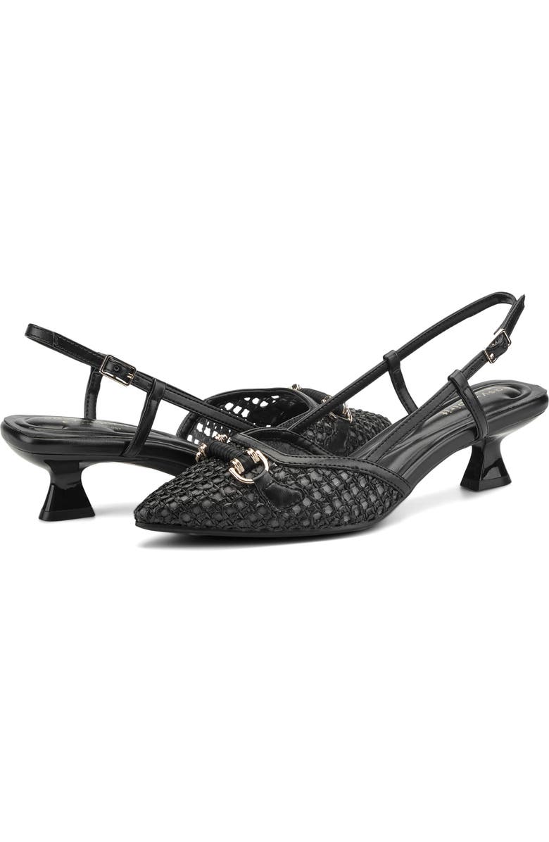 Easy Spirit Hetty Pointed Toe Slingback Pump, Alternate, color, Black