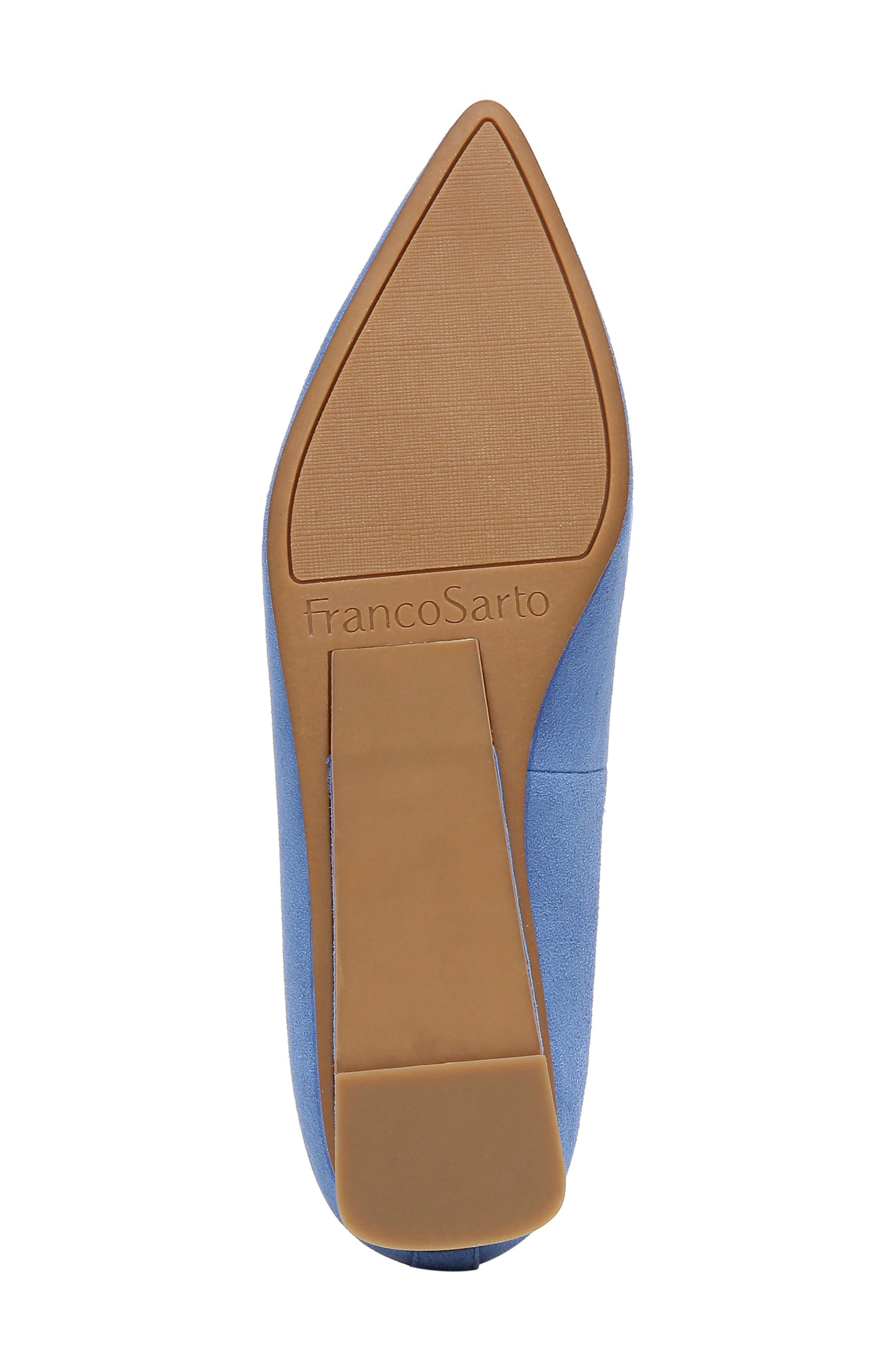 Raya Flat, Alternate, color, CORNFLOWER SUEDE