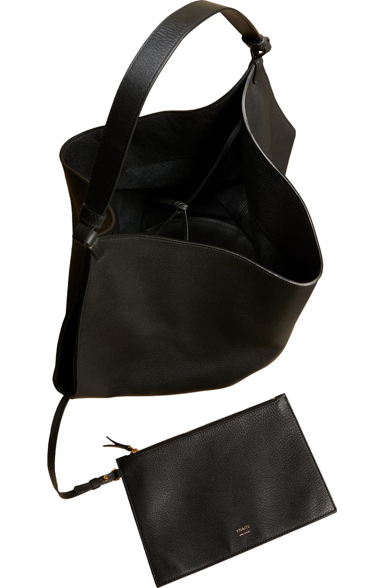 Khaite Medium Lotus Leather Tote, Alternate, color,