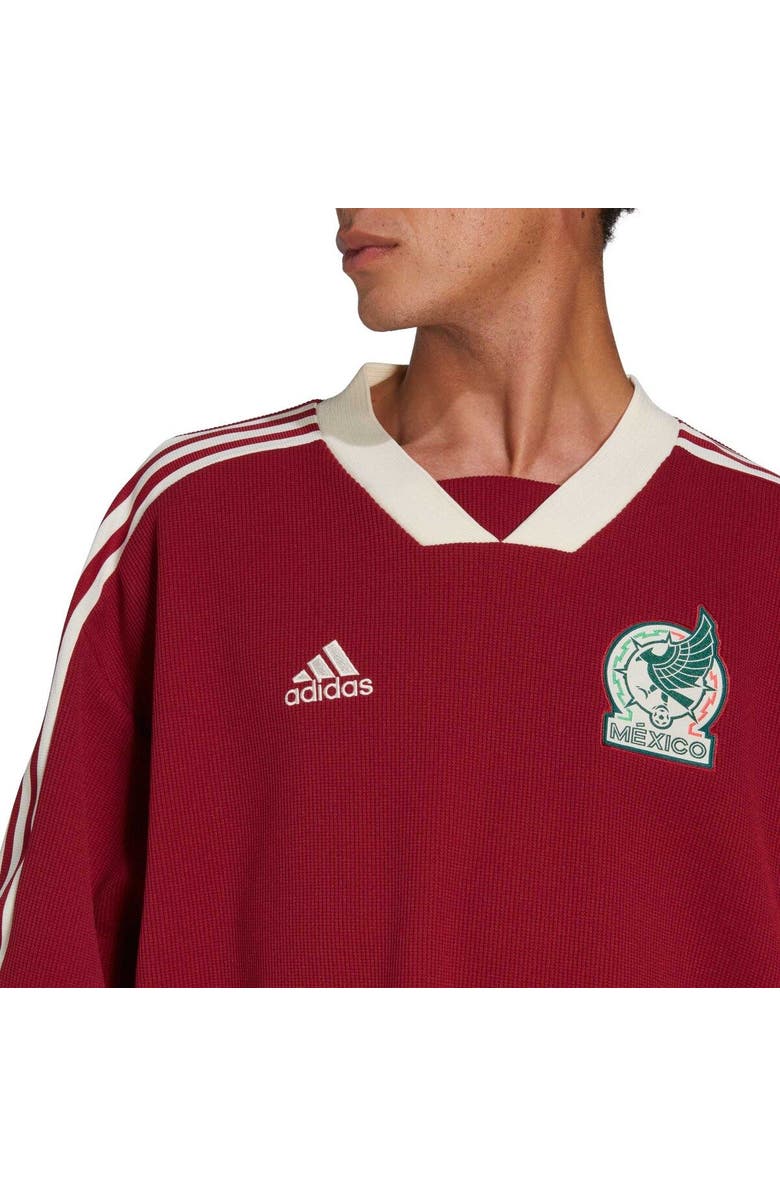 adidas Men's adidas Burgundy Mexico National Team Icon Jersey, Alternate, color,