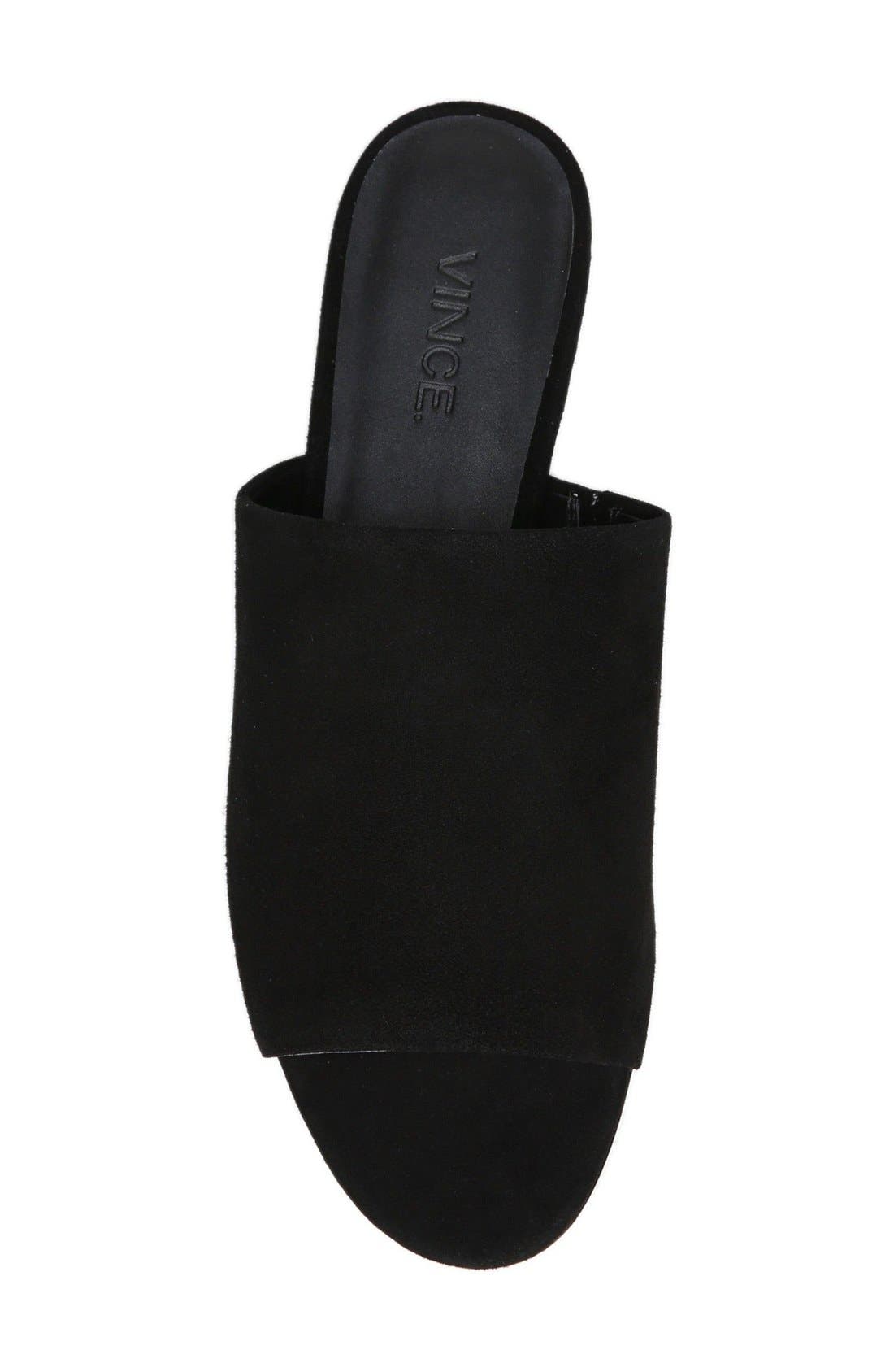 Bartley Slide Sandal, Alternate, color, BLACK
