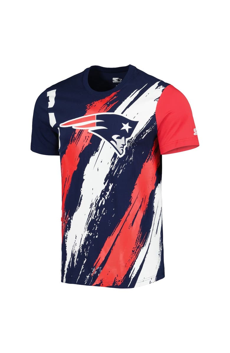 STARTER Men's Starter Navy New England Patriots Extreme Defender T-Shirt, Alternate, color, Navy