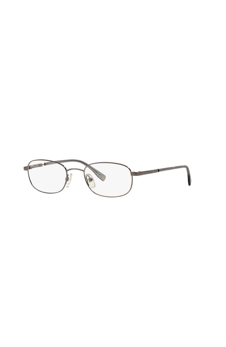 Brooks Brothers 50mm Oval optical glasses, Main, color, Grey