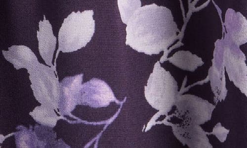 Nordstrom Kids' Smocked Bodice Puff Sleeve Dress In Purple Night Liana Floral