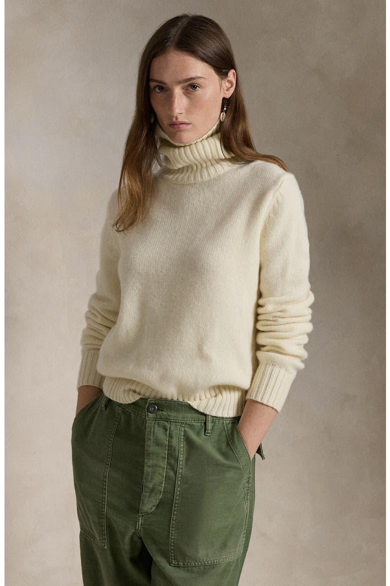 Wool Turtleneck Sweater, Alternate, color, AUTHENTIC CREAM