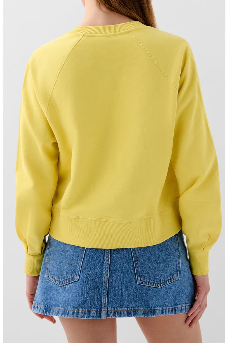 Basic V Fade Sweater, Alternate, color, Yellow