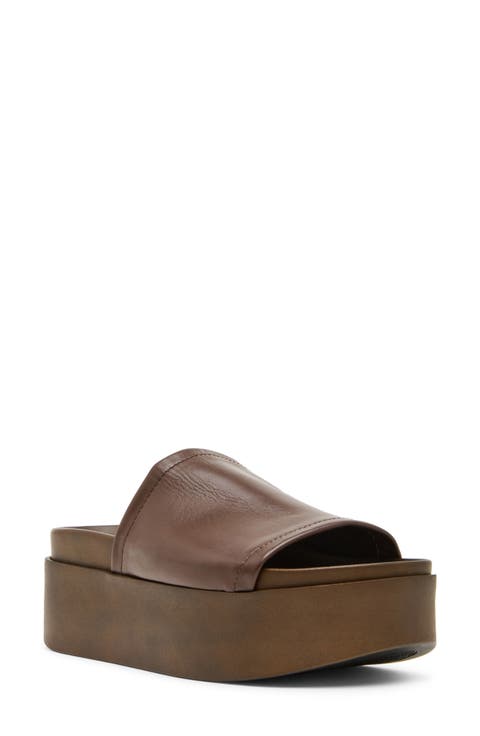 Arwen Platform Wedge Slide Sandal (Women)