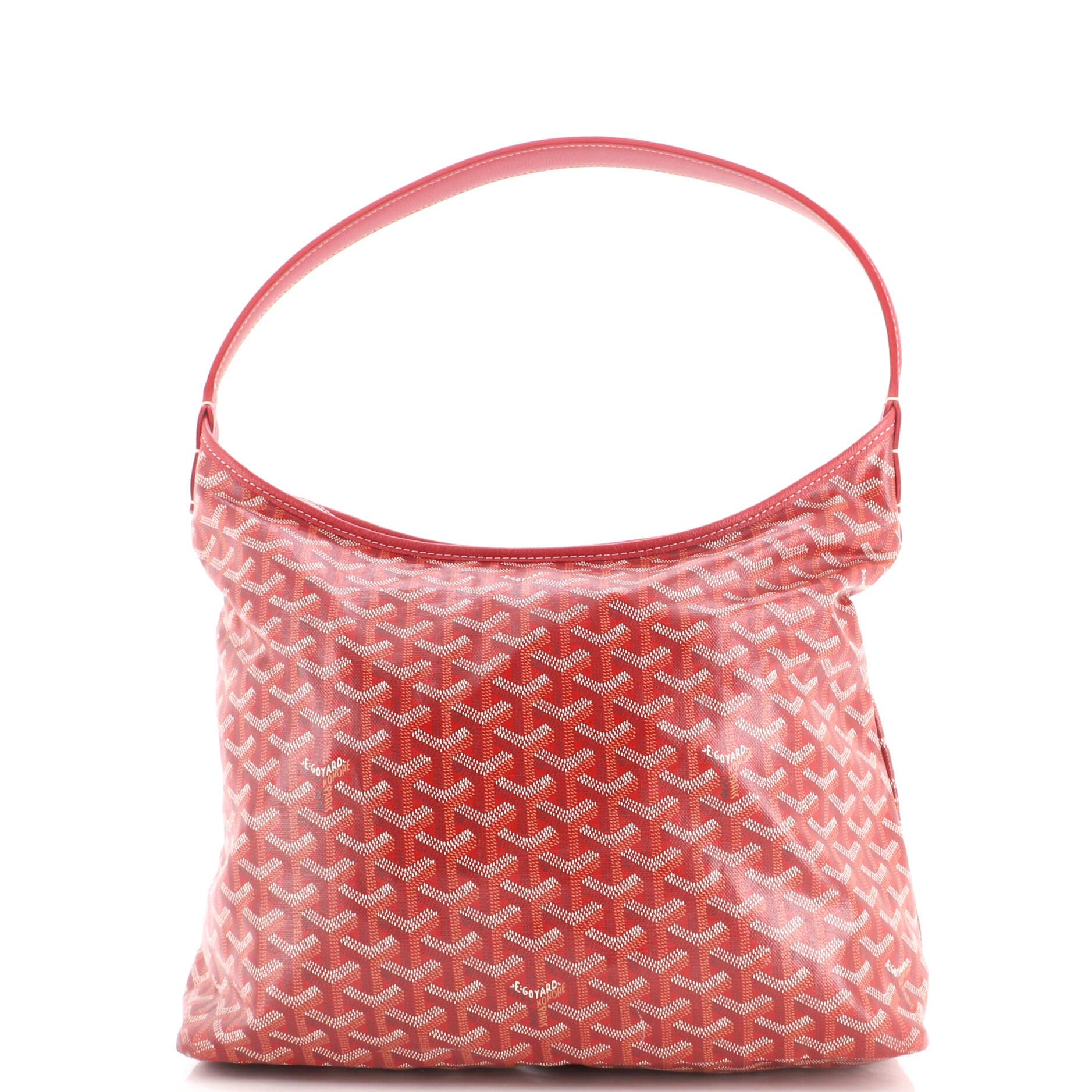 Boheme Hobo Coated Canvas, Main, color, Red