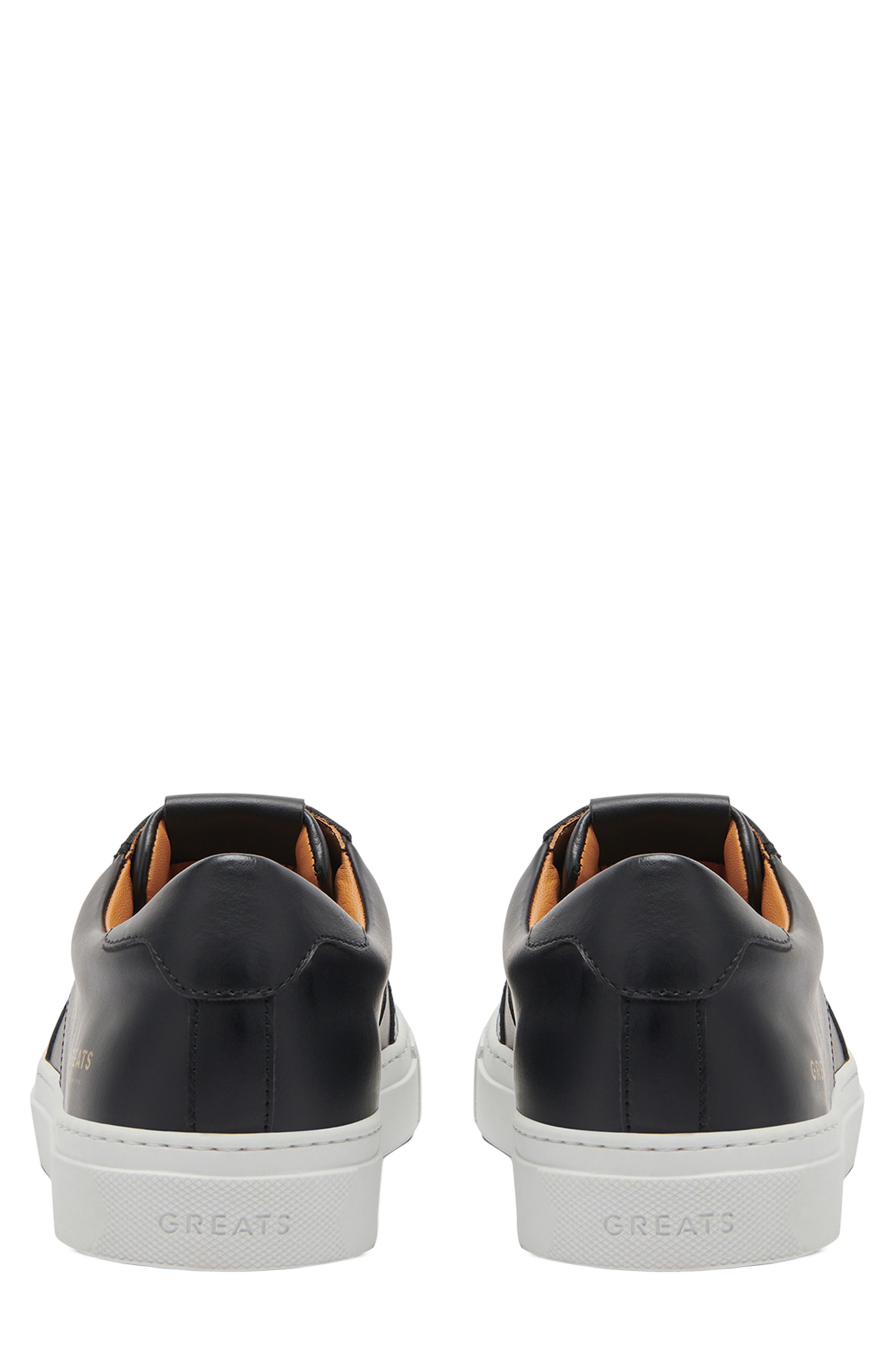 GREATS Royale 2.0 Leather Sneaker, Alternate, color, Nero
