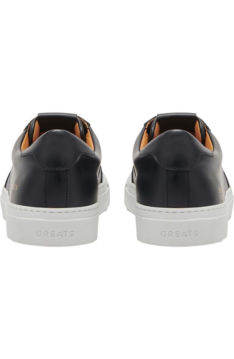 GREATS Royale 2.0 Leather Sneaker, Alternate, color, Nero