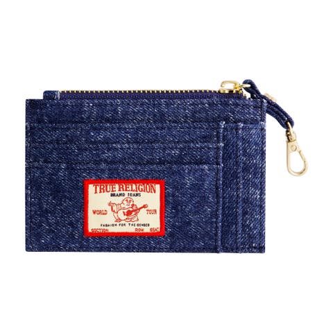Denim Zip Card Case