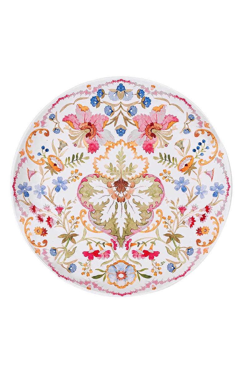 Juliska Sofia Set of 4 Melamine Dinner Plates, Alternate, color, Multi