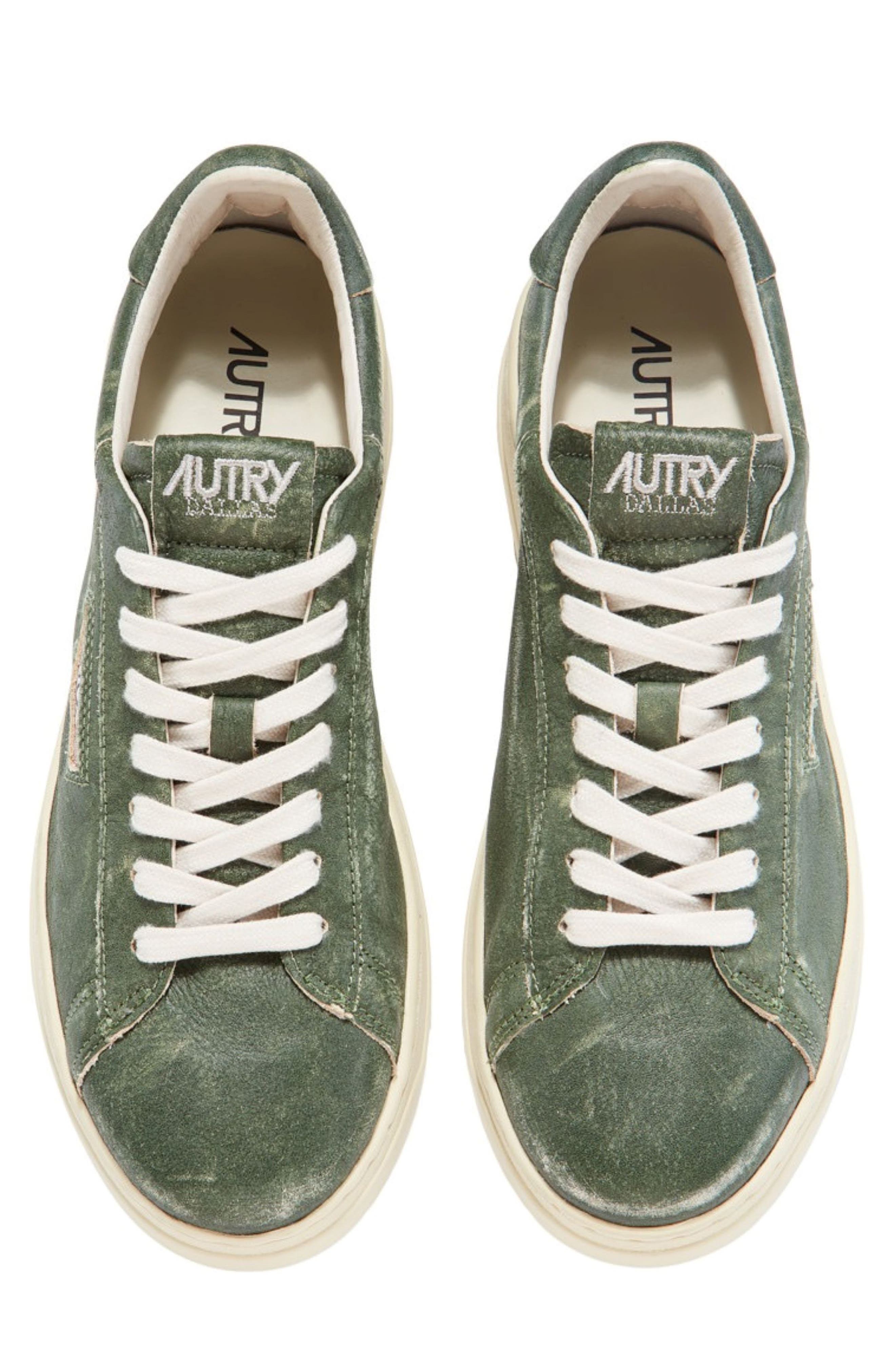 AUTRY Dallas Low Sneaker, Alternate, color, Sand/ Army Green