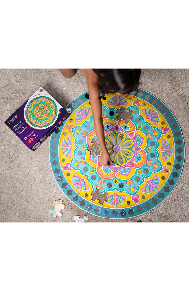 KULTURE KHAZANA Mirror Magic 75 Piece Floor Puzzle, Ages 4+, Alternate, color, Multicolored