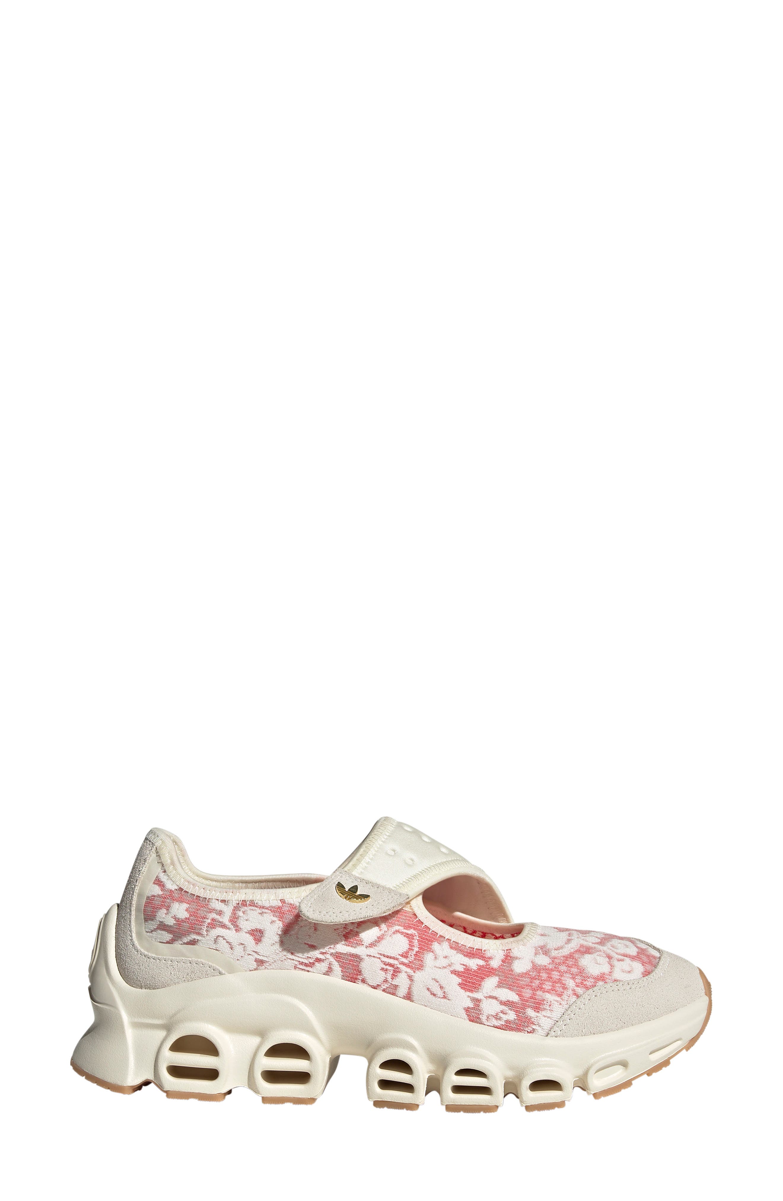 adidas x Liberty London Adifom Megajane Sneaker, Alternate, color, White/ Cream White/Scarlet