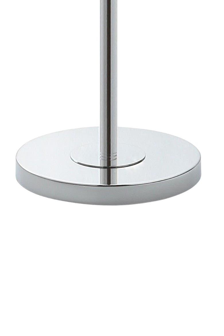 Abigail 61" Crystal / Metal LED Floor Lamp, Clear/Chrome, Alternate, color, Clear/Chrome