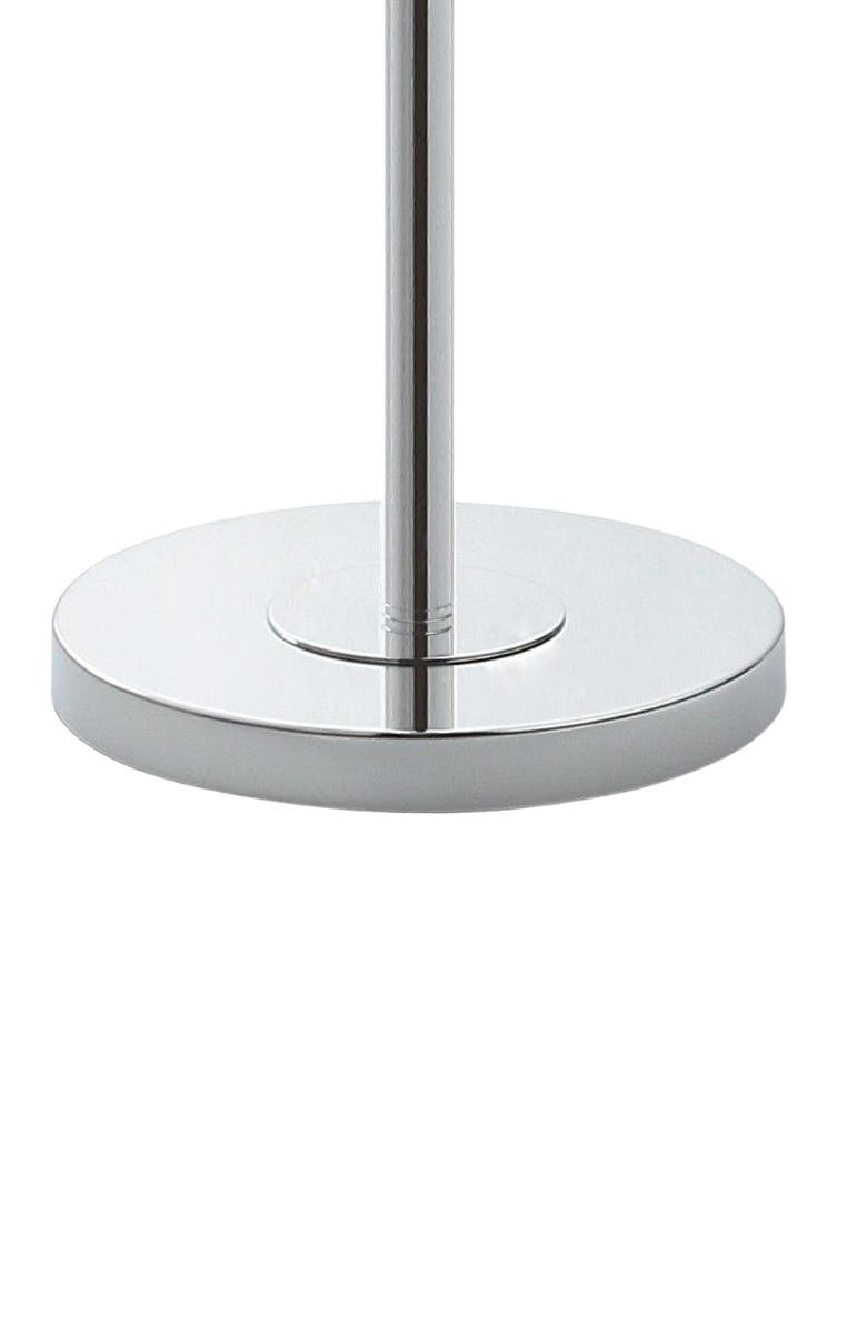 JONATHAN Y Abigail 61" Crystal / Metal LED Floor Lamp, Clear/Chrome, Alternate, color, Clear/Chrome