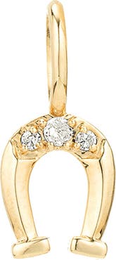 Adina Reyter Diamond Horseshoe Mini Charm