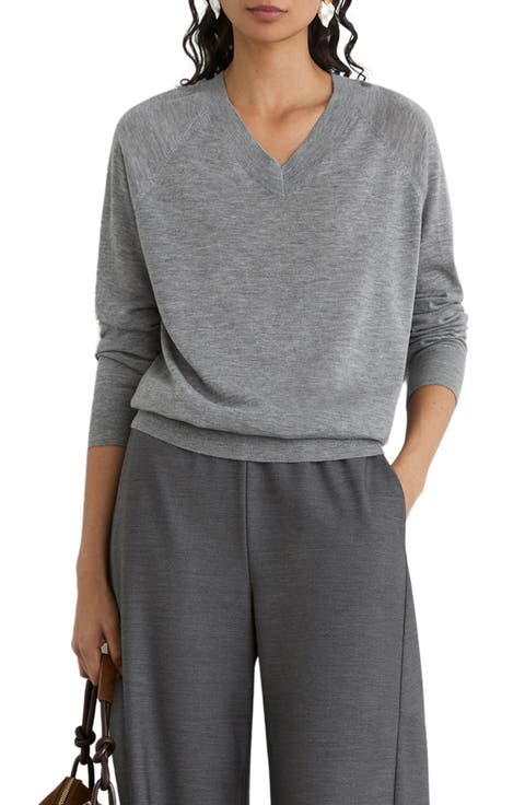 Paris V-Neck Merino Wool Sweater