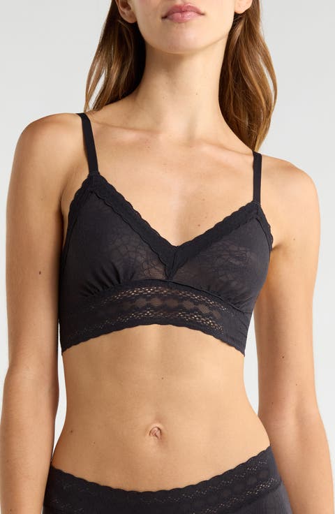 Allover Lace V-Neck Bralette