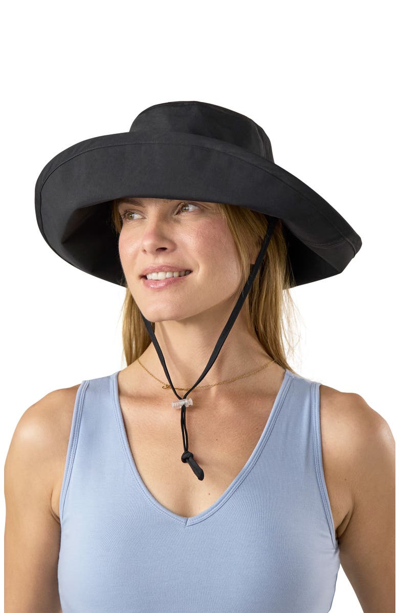 UV Skinz Roll Up Hat, Main, color, Black