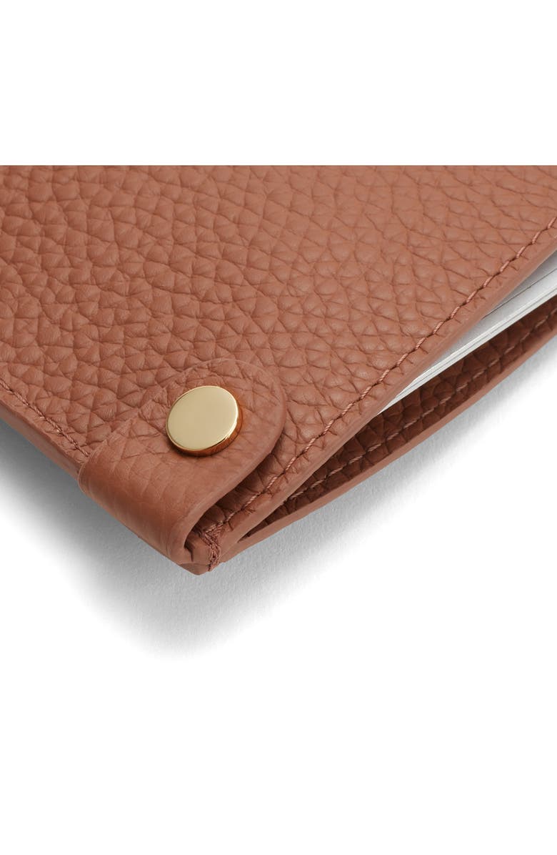 Cuyana System 16-Inch Leather Laptop Sleeve, Alternate, color, Caramel