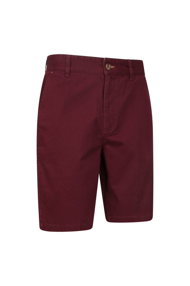 Natural Chino Shorts, Alternate, color, Burgundy