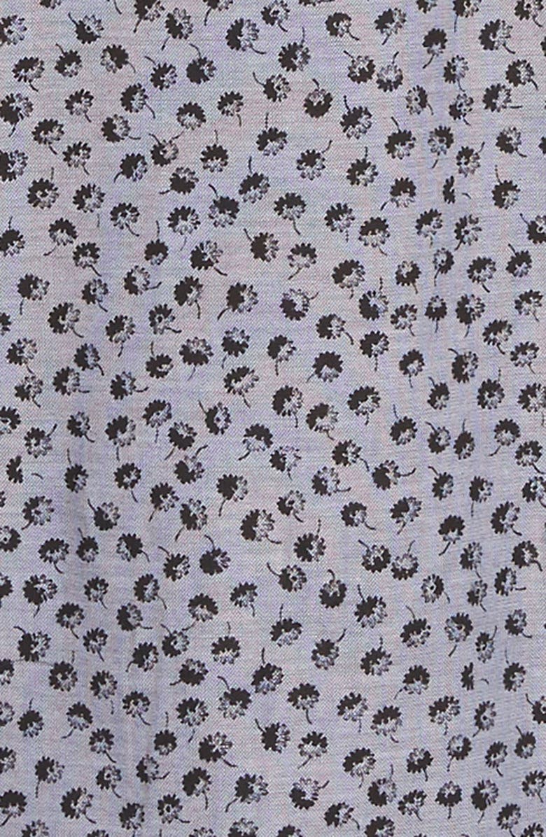 Cutter & Buck Anchor Classic Fit Tossed Print Button-Down Shirt, Alternate, color, 