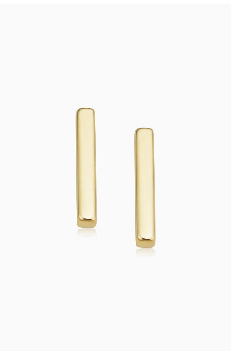 Oradina 14K Yellow Gold Pisa Bar Studs, Main, color, Yellow Gold