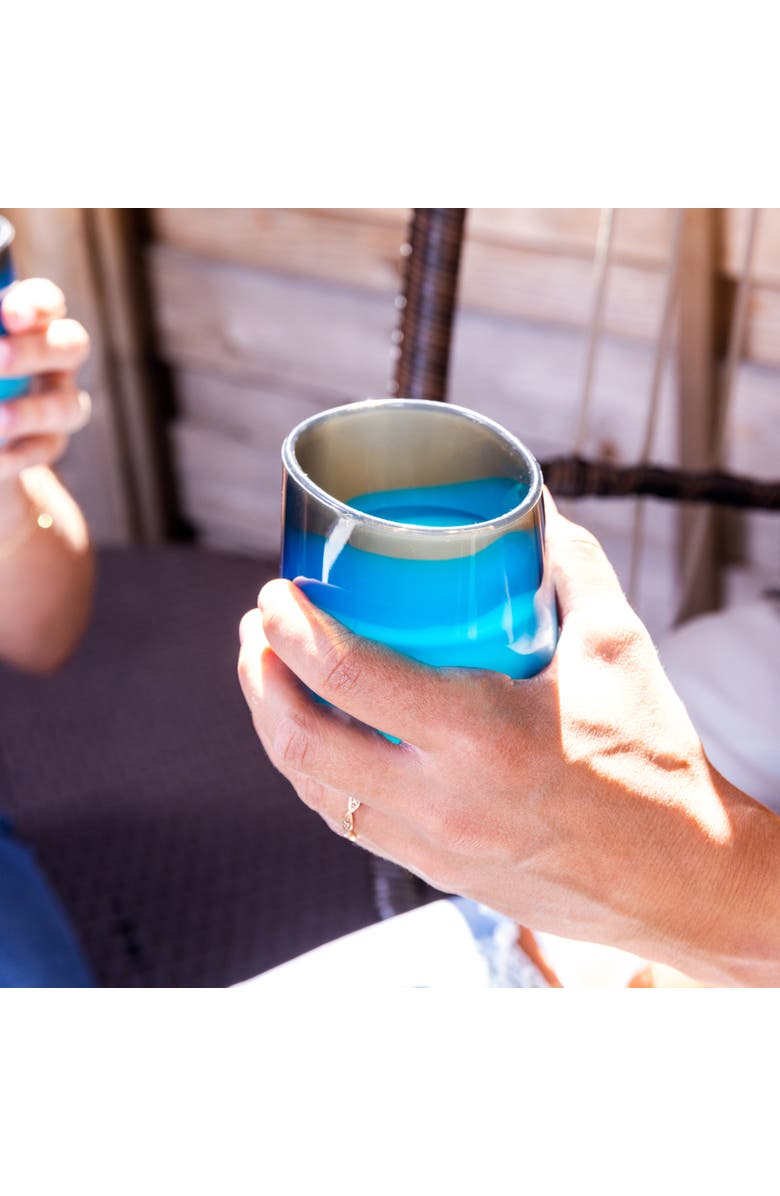 Silipint Stemless Wine Glasses 12oz, 2 Pk, Alternate, color, Multicolored