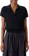 Akris punto Relaxed Fit Polo Sweater