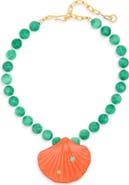 Lizzie Fortunato Corfu Shell Pendant Necklace