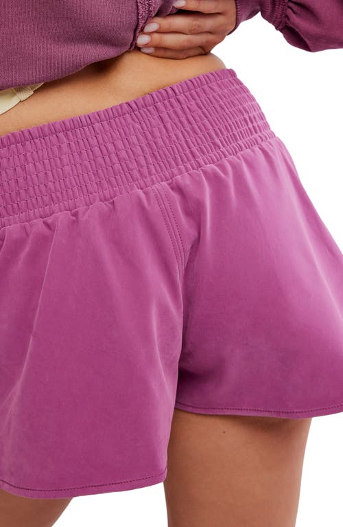 Free People Paradise Found Faux Suede Skort In Purple
