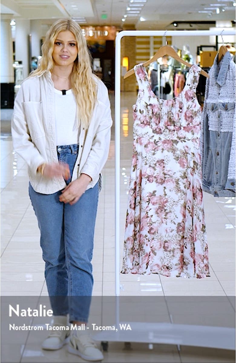 Pleated Bodice Chiffon Dress, sales video thumbnail