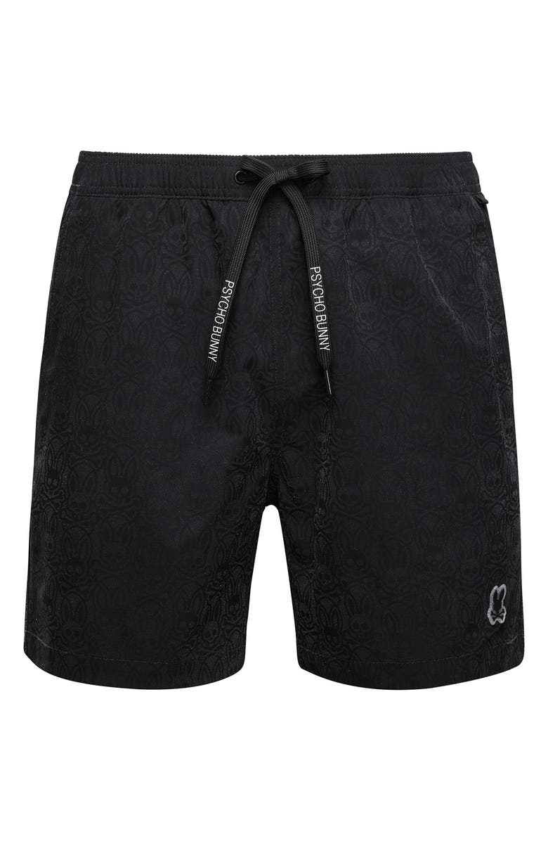Psycho Bunny Samos Hydrochromic Swim Trunks, Alternate, color,