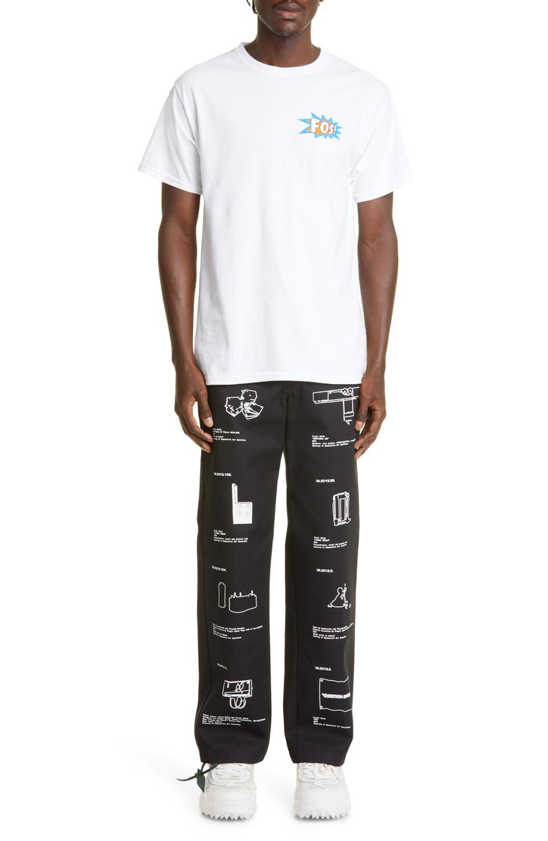 BROOKLYN MUSEUM FOS Gender Inclusive Virgil Abloh 'Figures of Speech' Cotton Blend Graphic Tee, Alternate, color,