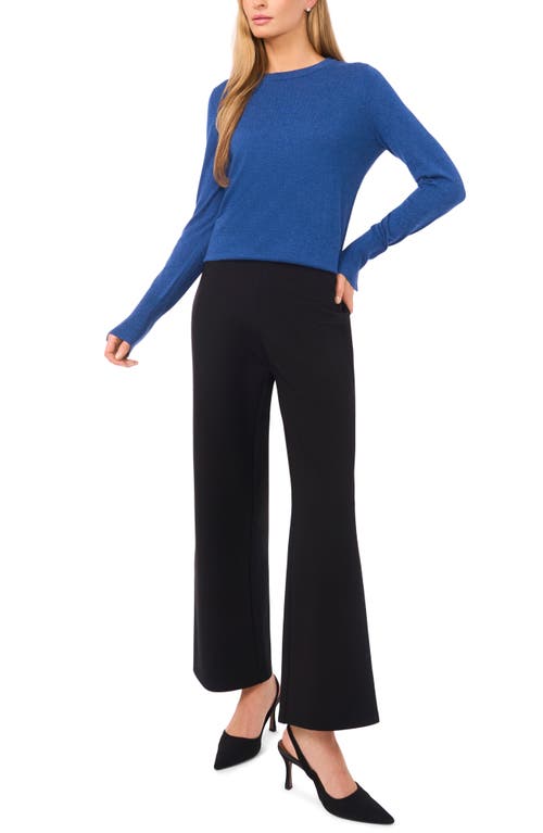 Halogenr Halogen(r) Button Cuff Crewneck Sweater In Blue